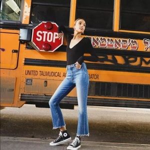 COPY - Mother The Weekender fray jeans 25